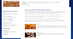 Desktop Screenshot of abcvacandsew.net